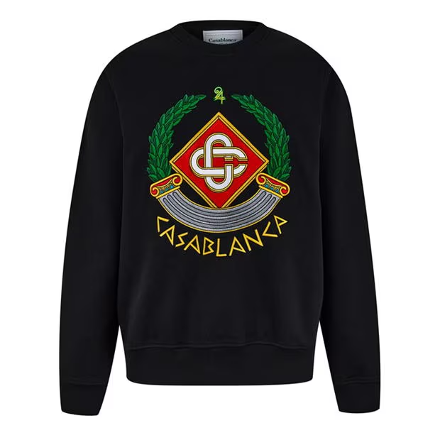 Casablanca Casa Crest Jumper Black Casablanca