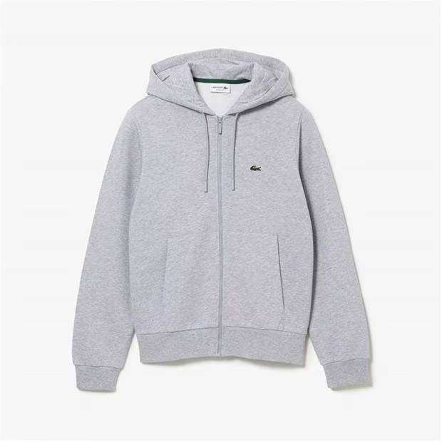 Lacoste Zip Hoodie Full Tracksuit Grey