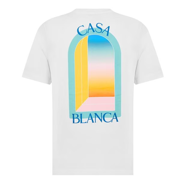 Casablanca New Mirror T Shirt White Casablanca