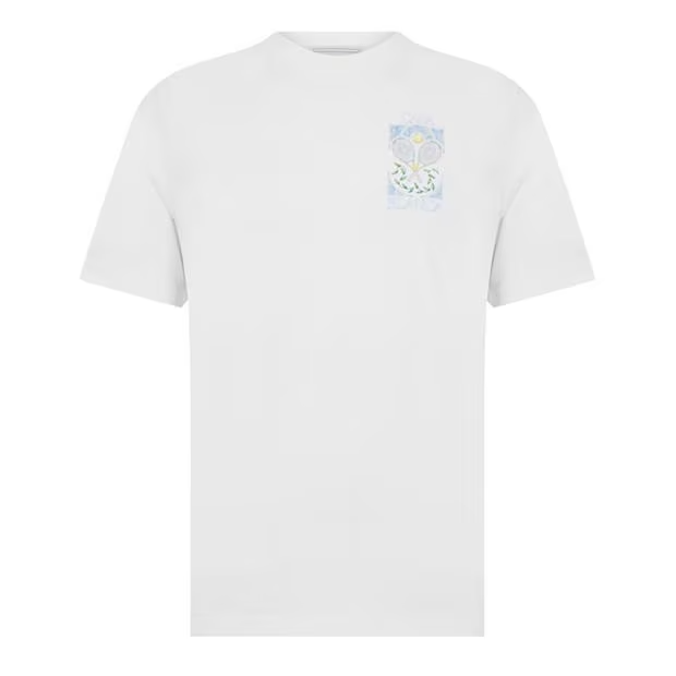 Casablanca Racket T Shirt White Casablanca