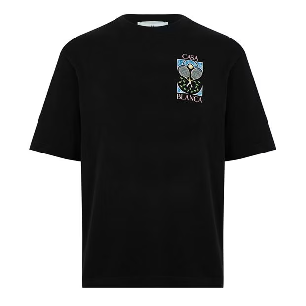Casablanca Racket T Shirt Black