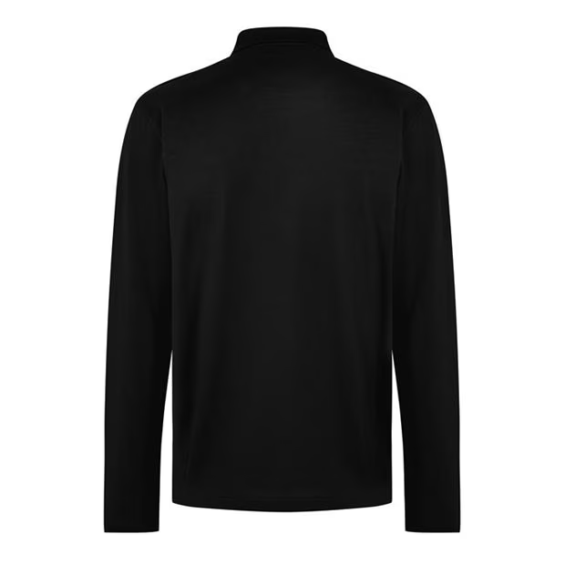 Prada Nylon Zip Long Polo Black