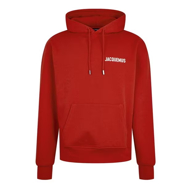 Jacquemus Logo Play Hoodie Red Jacquemus