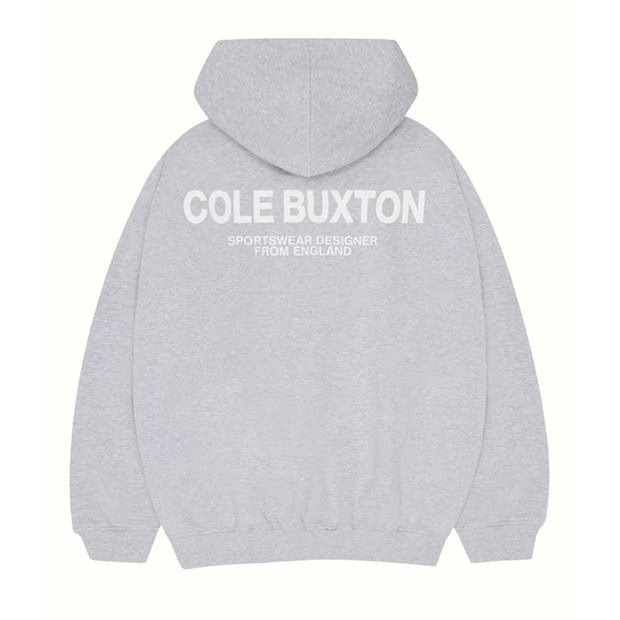 Cole Buxton CB Hoodie Grey Cole Buxton