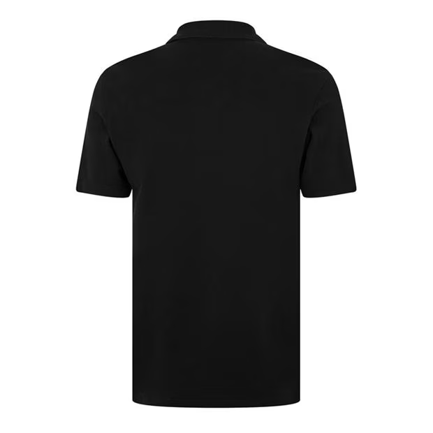 Casablanca Logo Piqué Polo Shirt Black