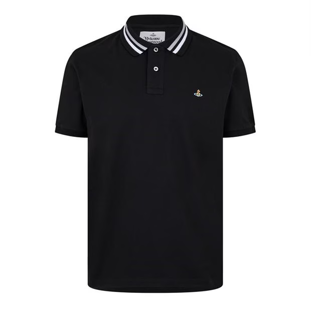 Vivienne Westwood Logo Polo Shirt Black/Grey