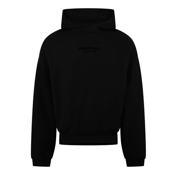 Fear Of God Essentials Hoodie Black Fear Of God Essentials