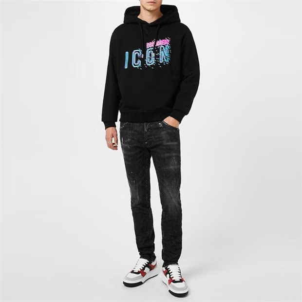 DSquared2 Icon Pixal Hoodie Dsquared2