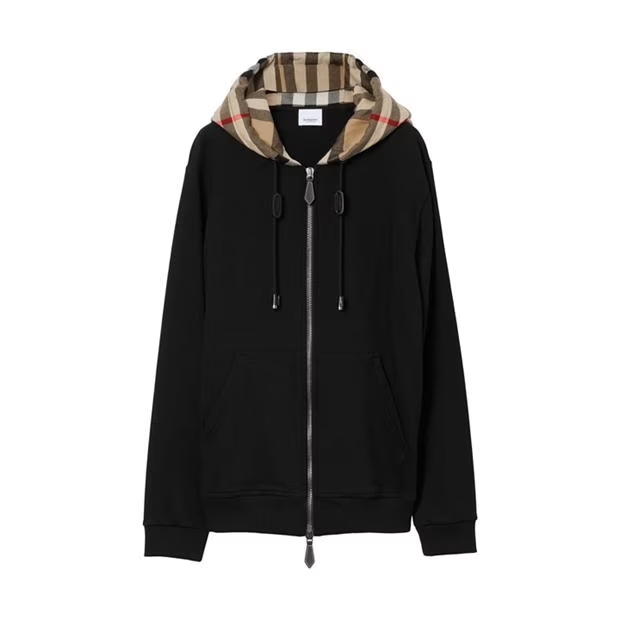 Burberry Samuel Zip Hoodie Black Burberry
