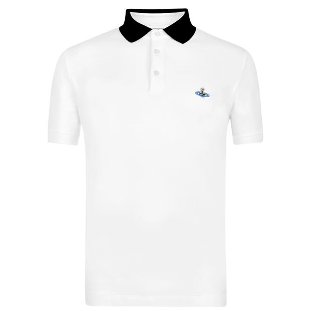 Vivienne Westwood Collar Polo Shirt White Vivienne Westwood