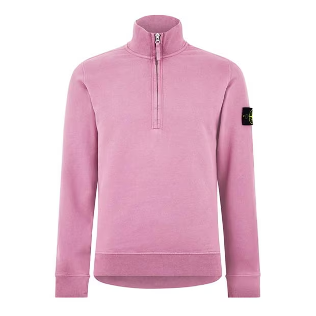 Stone Island Half Zip Jumper Rosa Quar Stone Island