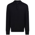 Stone Island Ghost Knit Polo Black