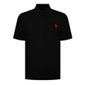 Ami Paris Logo Polo Black Ami Paris