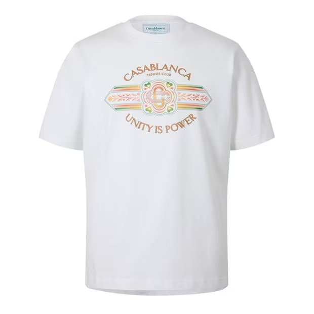 Casablanca Casa Unity T Shirt White Casablanca