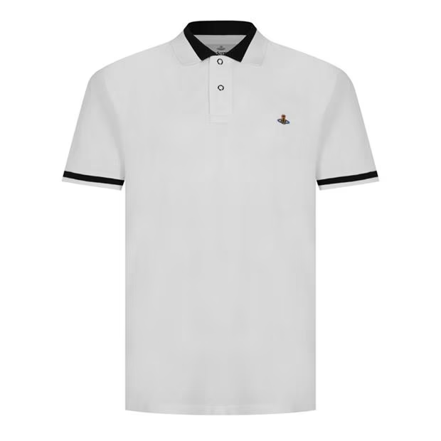 Vivienne Westwood Logo Polo Shirt White Vivienne Westwood