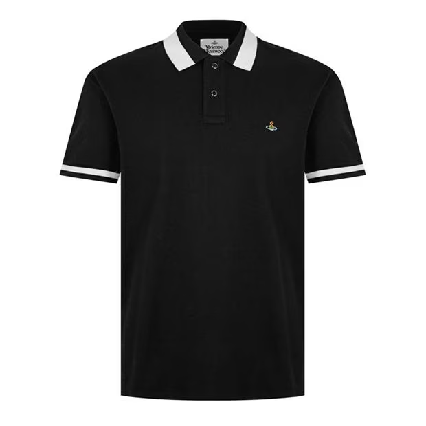 Vivienne Westwood Logo Polo Shirt Black Vivienne Westwood