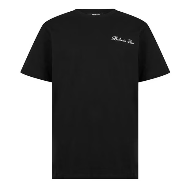 Balmain Signature T-Shirt Black Balmain