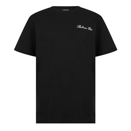 Balmain Signature T-Shirt Black Balmain
