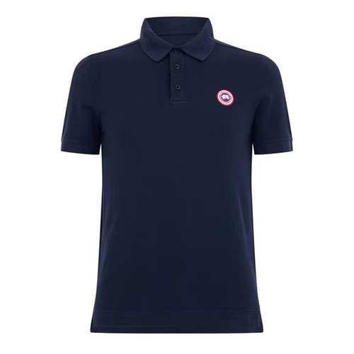 Canada Goose Logo Polo Navy Canada Goose