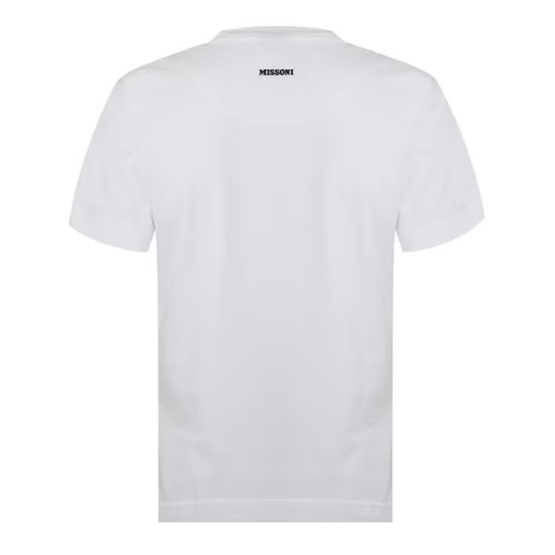 Missoni Printed Zig Zag T shirt White Missoni