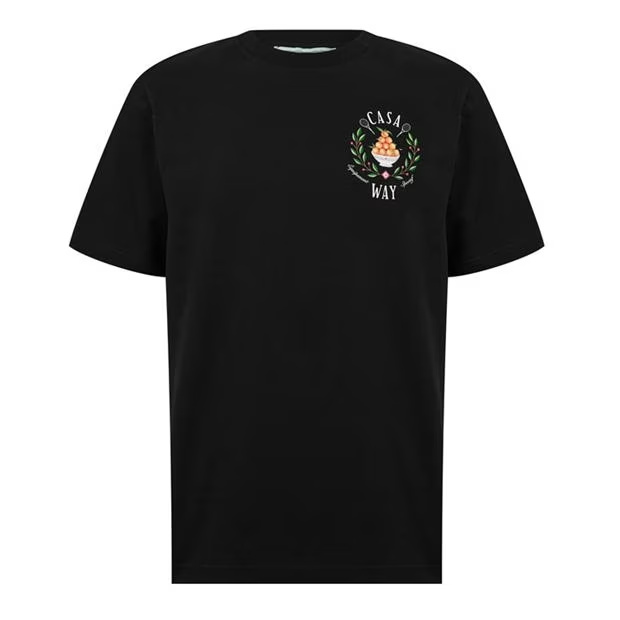 Casablanca Casa Way T Shirt Black Casablanca