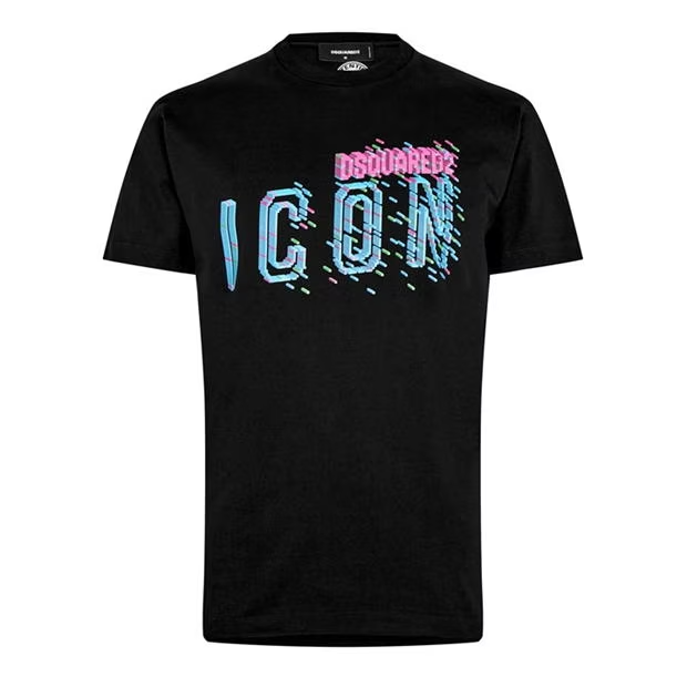 DSquared2 Icon Pixals T-Shirt Black Dsquared2