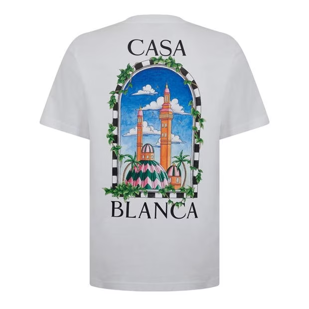 Casablanca Casa Dama T Shirt White Casablanca