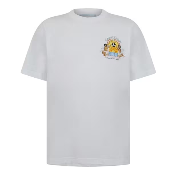 Casablanca Casa De Musique T Shirt White Casablanca