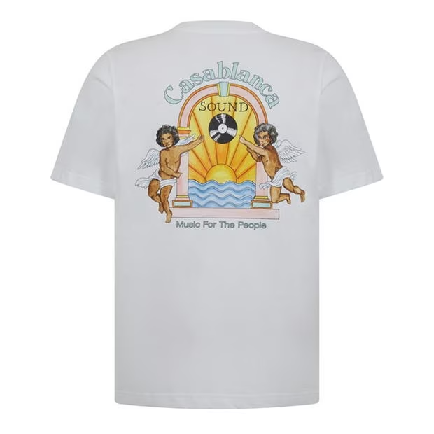Casablanca Casa De Musique T Shirt White Casablanca