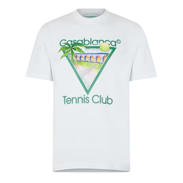 Casablanca New Tennis T Shirt White Casablanca