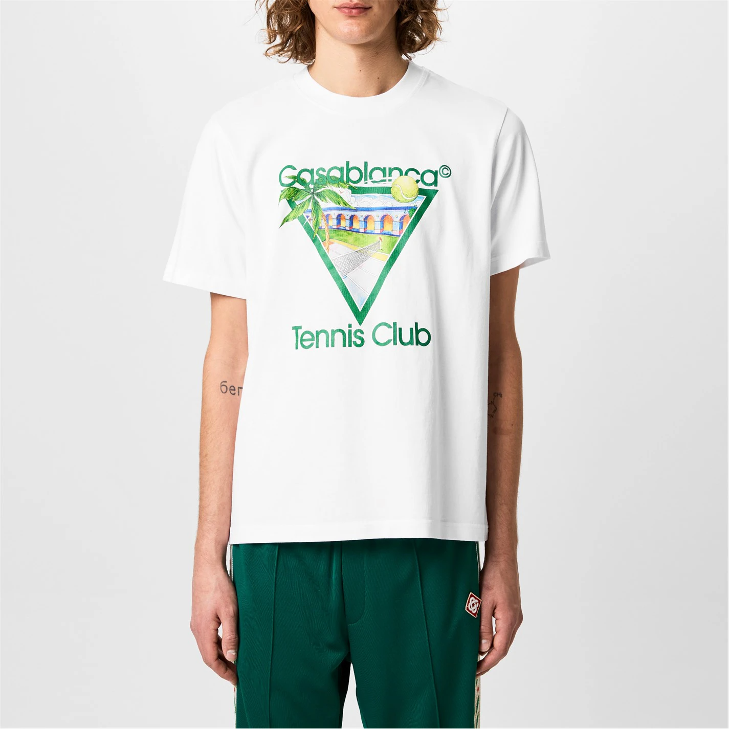 Casablanca New Tennis T Shirt White