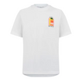 Casablanca Mirror T Shirt White/Pink Casablanca