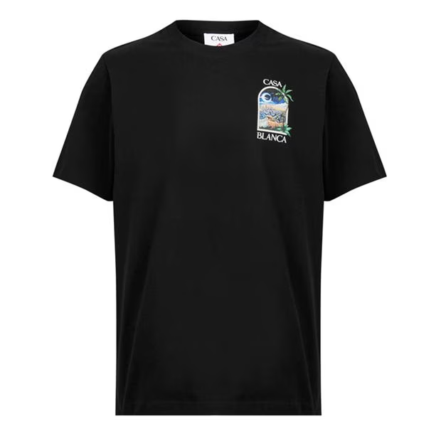 CASABLANCA La Days T-Shirt Black