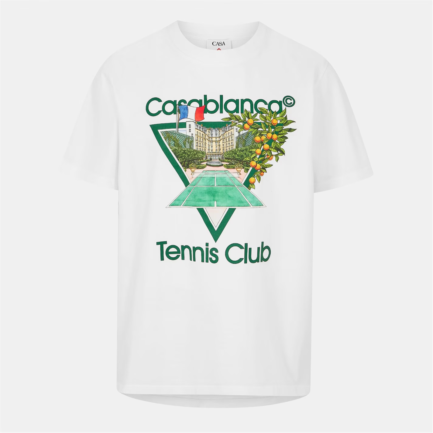 CASABLANCA Tennis Club Icon T-Shirt White