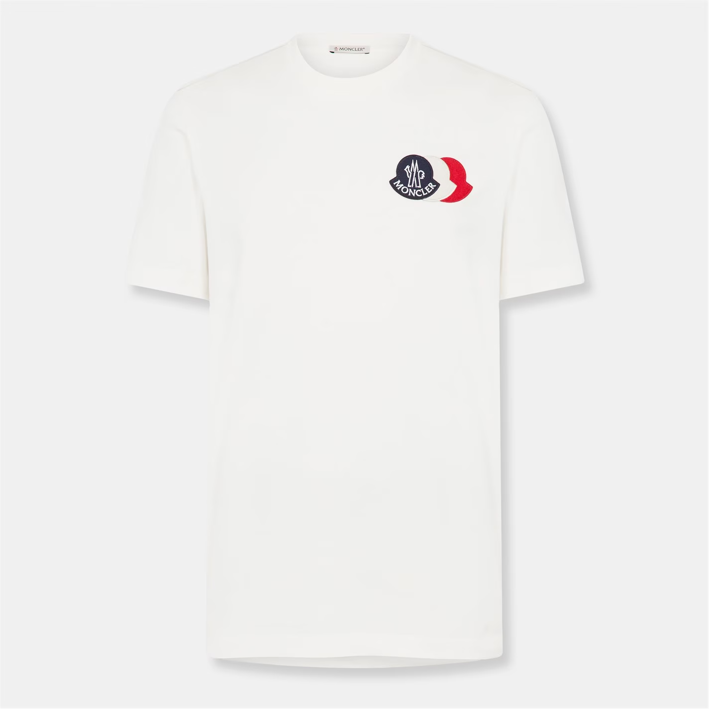 Moncler. Trip Logo T Shirt White