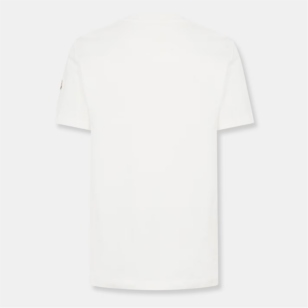 Moncler. Trip Logo T Shirt White