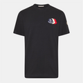 Moncler. Trip Logo T Shirt Navy