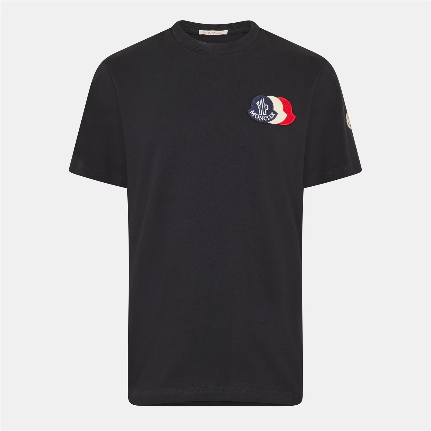 Moncler. Trip Logo T Shirt Navy