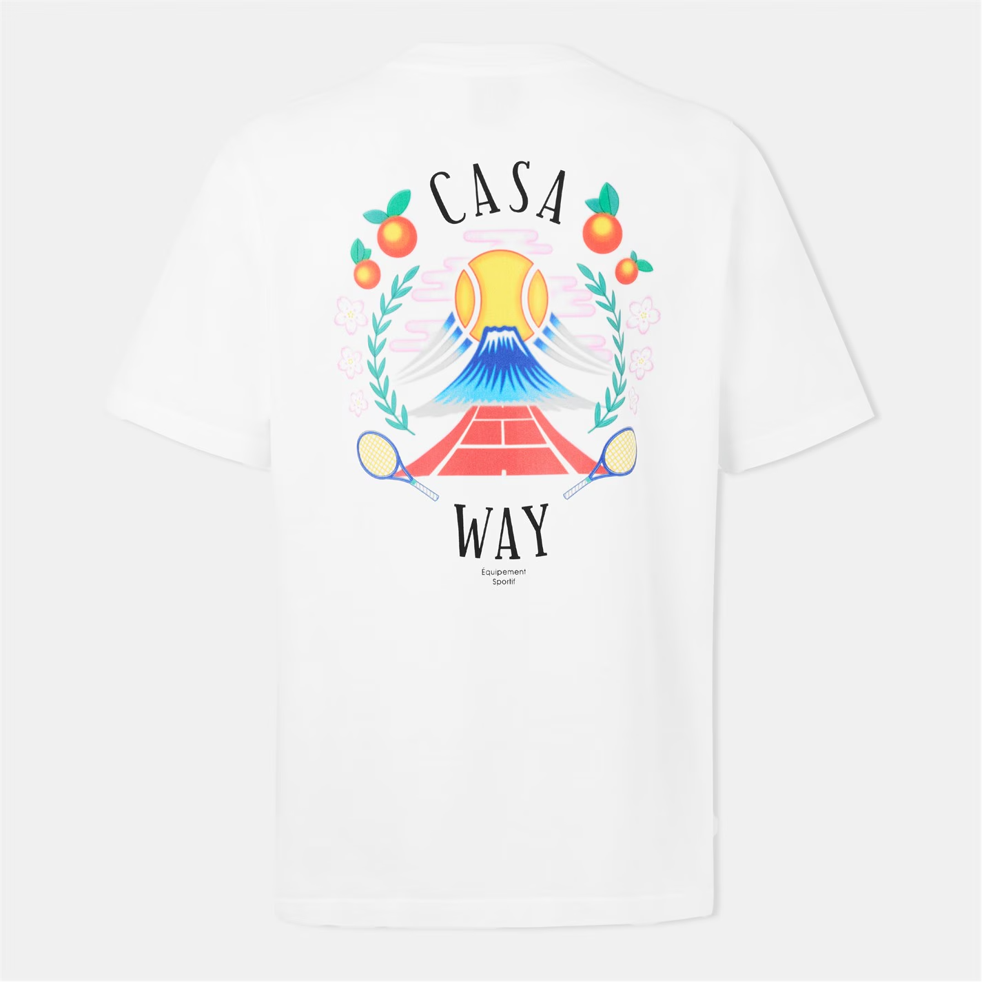 CASABLANCA Casa Way Mountain T-Shirt White
