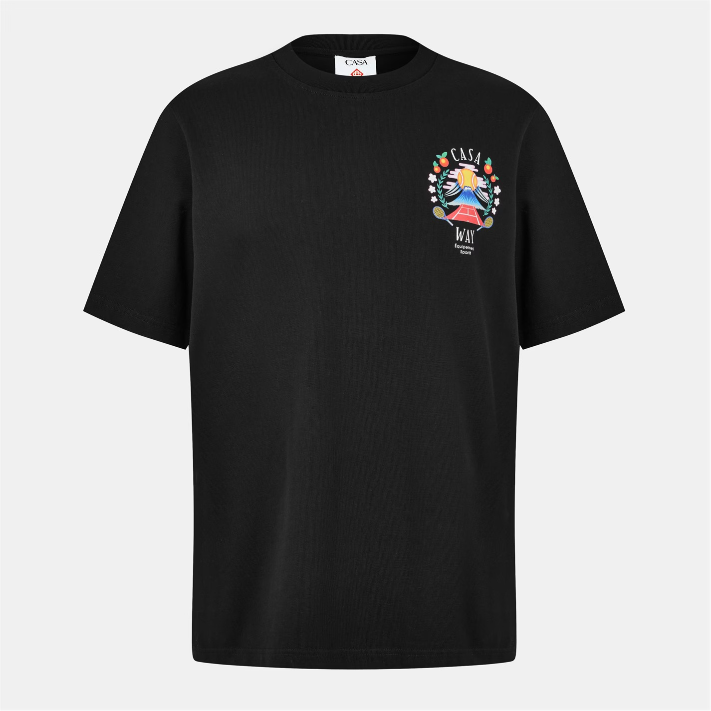 CASABLANCA Casa Way Mountain T-Shirt Black