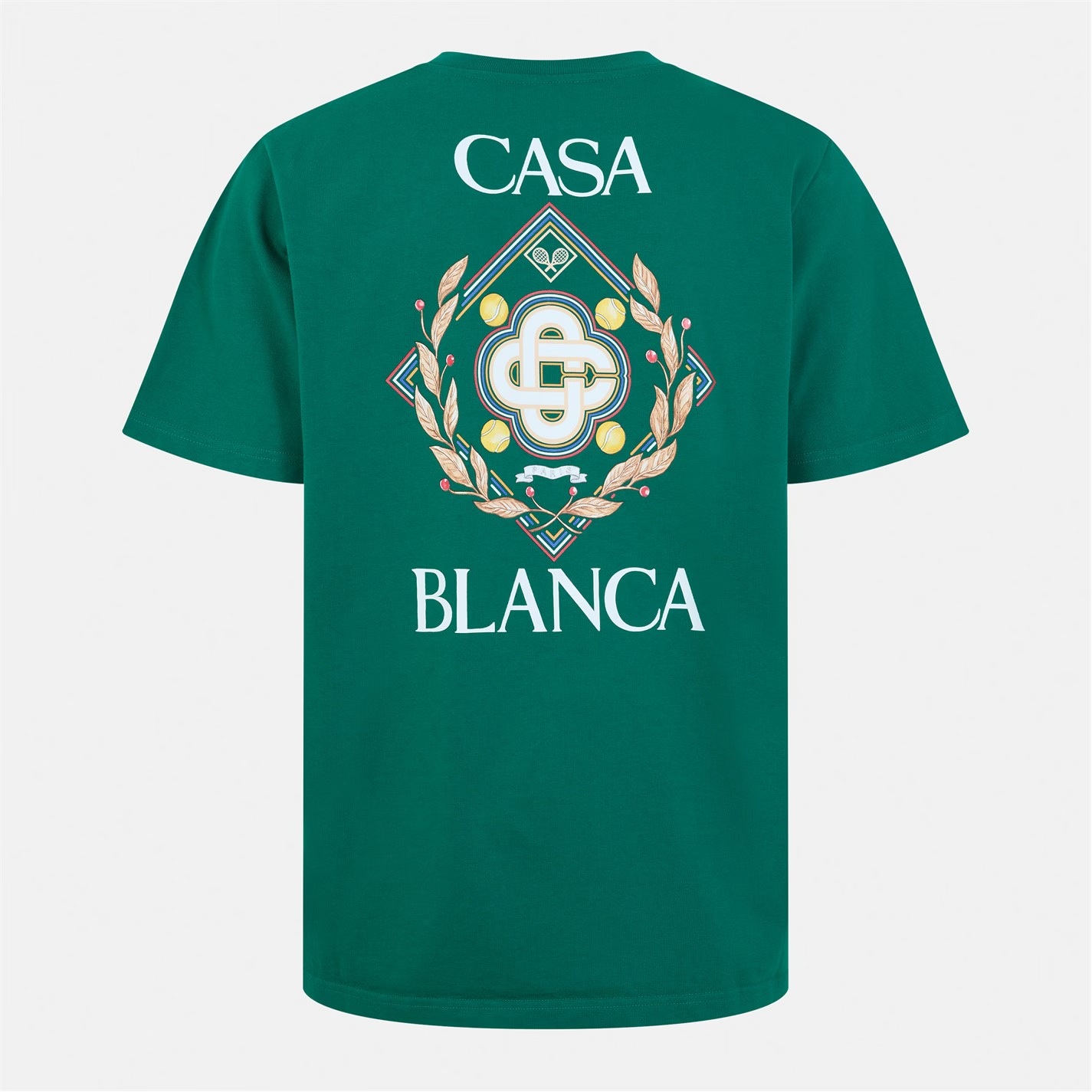 CASABLANCA Championship Diamond T-Shirt Green