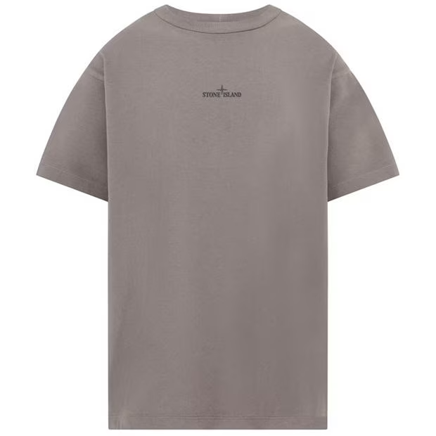 Stone Island Camo Print T Shirt Tortora Stone Island