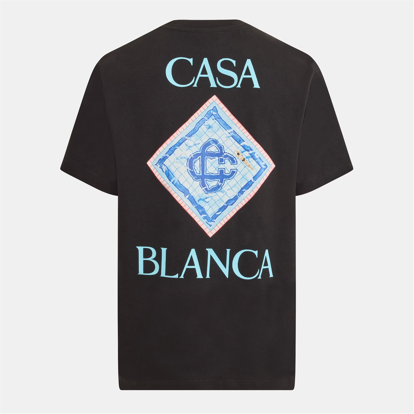 CASABLANCA Pool T-Shirt Black
