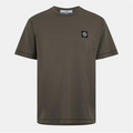 Stone Island Patch T Shirt Khaki