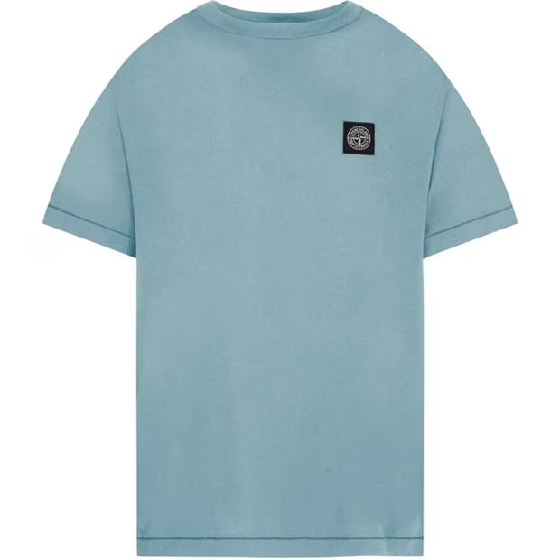 Stone Island Patch T Shirt Cielo Stone Island