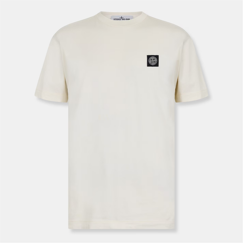 Stone Island Patch T Shirt Ivory