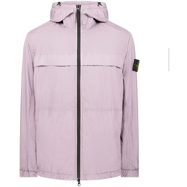 Stone Island Crinkle Rep Hooded Jacket Rosa Stone Island