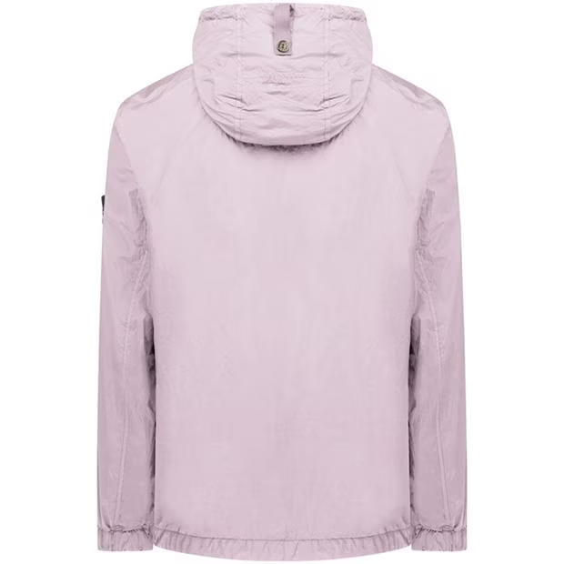 Stone Island Crinkle Rep Hooded Jacket Rosa Stone Island