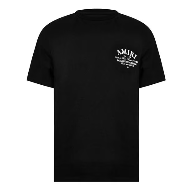 Amiri Art Logo T Shirt Black Amiri