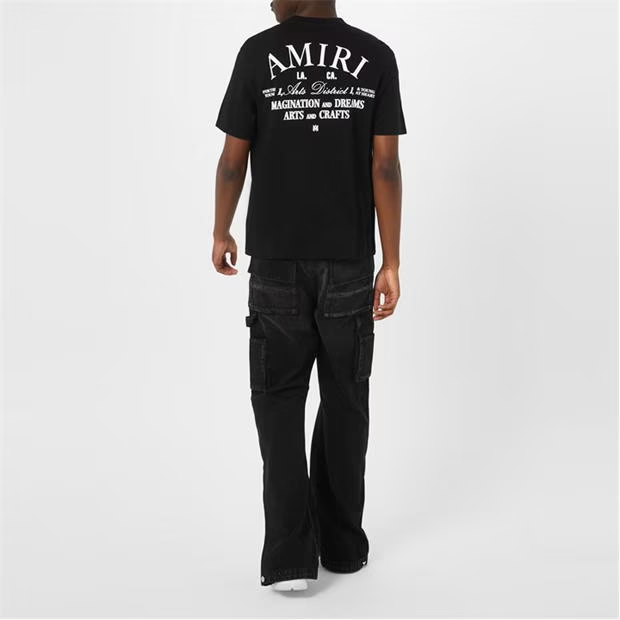 Amiri Art Logo T Shirt Black Amiri